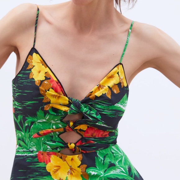 Zara floral print dress - Picture 5 of 8